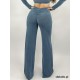 Puerto Steel Blue top & wide pants set LaFitwear