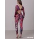 Kombinezon taneczny długi rękaw Serengeti Pink Leo LaFitwear