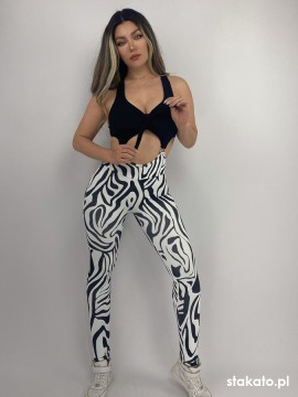 Gobi Zebra dance tank jumpsuite LaFitwear