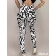 Kombinezon taneczny na ramiączkach Gobi Zebra LaFitwear