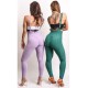 Leggins with Suspenders Green Lure