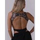 Glamour Lace Black dance bodysuit LaFitwear