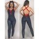 Talca Polka Dot dance halter jumpsuite LaFitwear