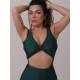 Twist Bottle Green dance bodysuit LaFitwear