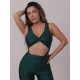 Twist Bottle Green dance bodysuit LaFitwear