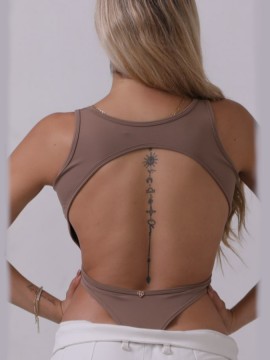 Boho Coffee dance bodysuit LaFitwear