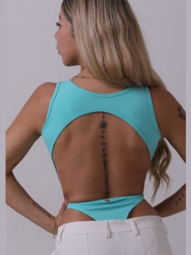 Boho Aqua dance bodysuit LaFitwear