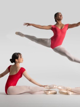 Beatrice leotard Ballet Rosa