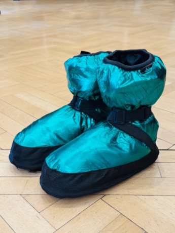 METALLIC GREEN Warm Up Boots Grishko