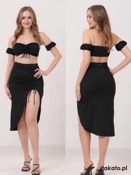 Dance set Quito Black top and skirt LaFitwear