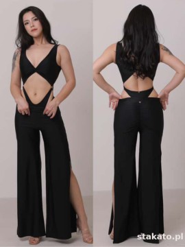 Dance set Panama Black body and wide pants LaFitwear