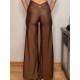 Spodnie z roszerzoną nogawką Ibiza Brown LaFitwear