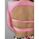 Top taneczny z długim rękawem Kolumbia Pink LaFitwear