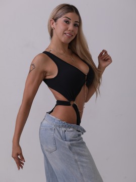 Boho Black dance bodysuit LaFitwear