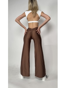 Spodnie z roszerzoną nogawką Ibiza Brown LaFitwear