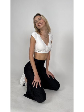 Spodnie z roszerzoną nogawką Ibiza Black LaFitwear