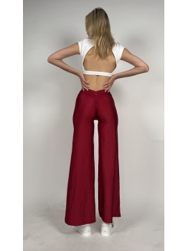 Spodnie z rozszerzaną nogawką Ibiza Crimson Red LaFitwear