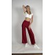 Wide led pants Ibiza Red LaFitwear