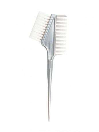 Pędzel z grzebykiem do nakładania żelów i farb