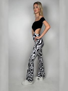 Bayamo Pink Leo short sleeve dance jumpsuit LaFitwear