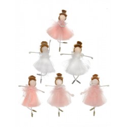 Ballerina Christmas Tree Pendant Heaven - 6-pieces SET