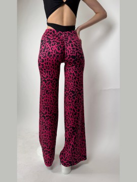 Spodnie z szerokimi nogawkami Campana Peach LaFitwear