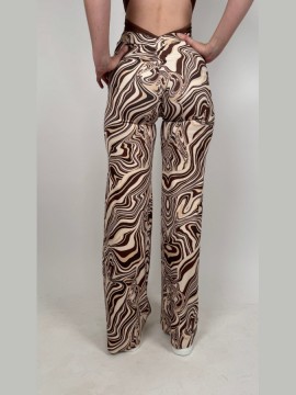 Spodnie z szerokimi nogawkami Campana Peach LaFitwear