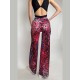 Spodnie z szerokimi nogawkami Campana Peach LaFitwear