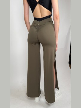 Spodnie z szerokimi nogawkami Campana Peach LaFitwear