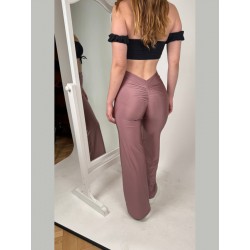 Wide leg pants Ibiza Coffee LaFitwear