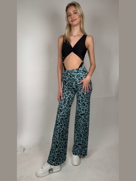 Spodnie z szerokimi nogawkami Campana Peach LaFitwear