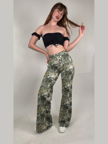 Spodnie z szerokimi nogawkami Campana Jungle LaFitwear