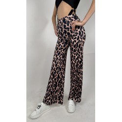 Wide leg pants Campana Leopardus LaFitwear