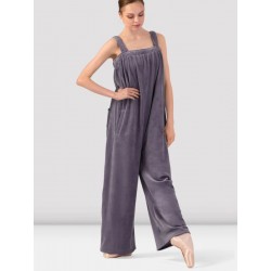 Welurowy kombinezon Iconic Pocket Onesie Isabella U12005 Bloch