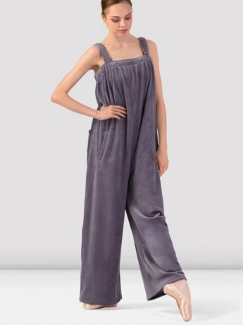 Welurowy kombinezon Iconic Pocket Onesie Isabella U12005 Bloch