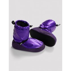  Metallic Warm Up Booties Vibrant Purple Bloch