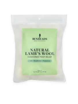 Natural Lamb's Wool Bunheads by Capezio