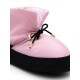 Mini Glam WarmUp Bootie Metallic Light Pink MLK Capezio
