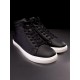 Fuego High-Top Black Sneakers