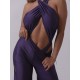 Body taneczne z wiązaniem Costarica Purple LaFitwear
