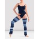 Stripe legwarmers Blue Stripe Bloch