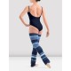 Getry długie w paski - ocieplacze Striped Leg Warmers Blue Bloch 