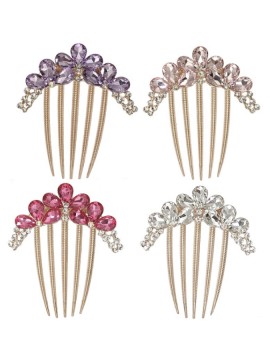 Grzebień do włosów z kryształkami Clara