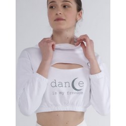 Bluza krótka - crop top Dance is my Freedom 265 DIMF Pridance