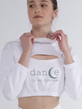 Bluza krótka - crop top Dance is my Freedom 265 DIMF Pridance