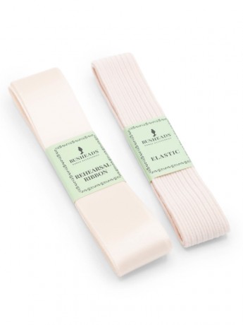 Zestaw - gumka Elastic i troczki satynowe Bunheads by Capezio 