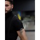Turtle neck T-shirt with short sleeves for men