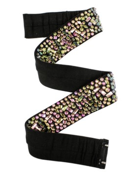Pasek elastyczny - pas taneczny z kryształkami JillAn Grand Prix