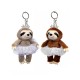 Dancing Sloth Ballet Keychain