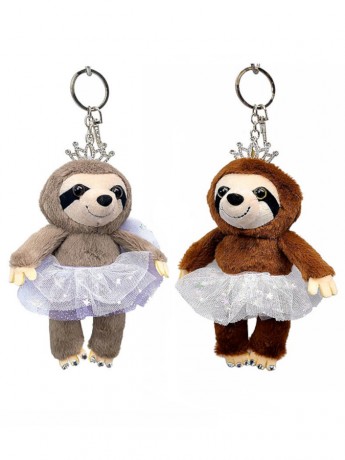 Dancing Sloth Ballet Keychain